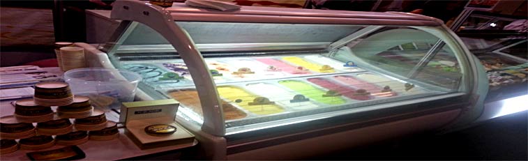 Ice cream display