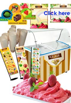 Ice cream shop ready
