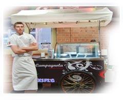 Ice cream cart fully equipped