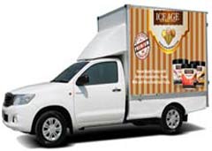 delivery ice cream truck