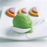 Green teas ice cream