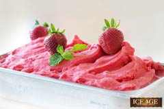 Fruit low fat ice cream