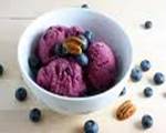 Blueberry sherbet